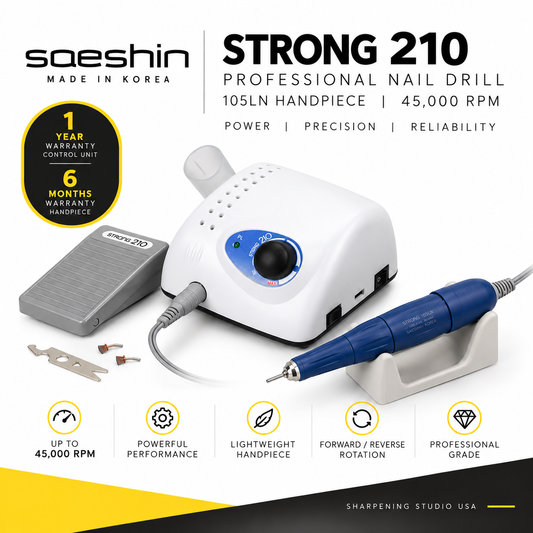 Saeshin Strong 210 / 105LN Blue 45K RPM Nail Drill