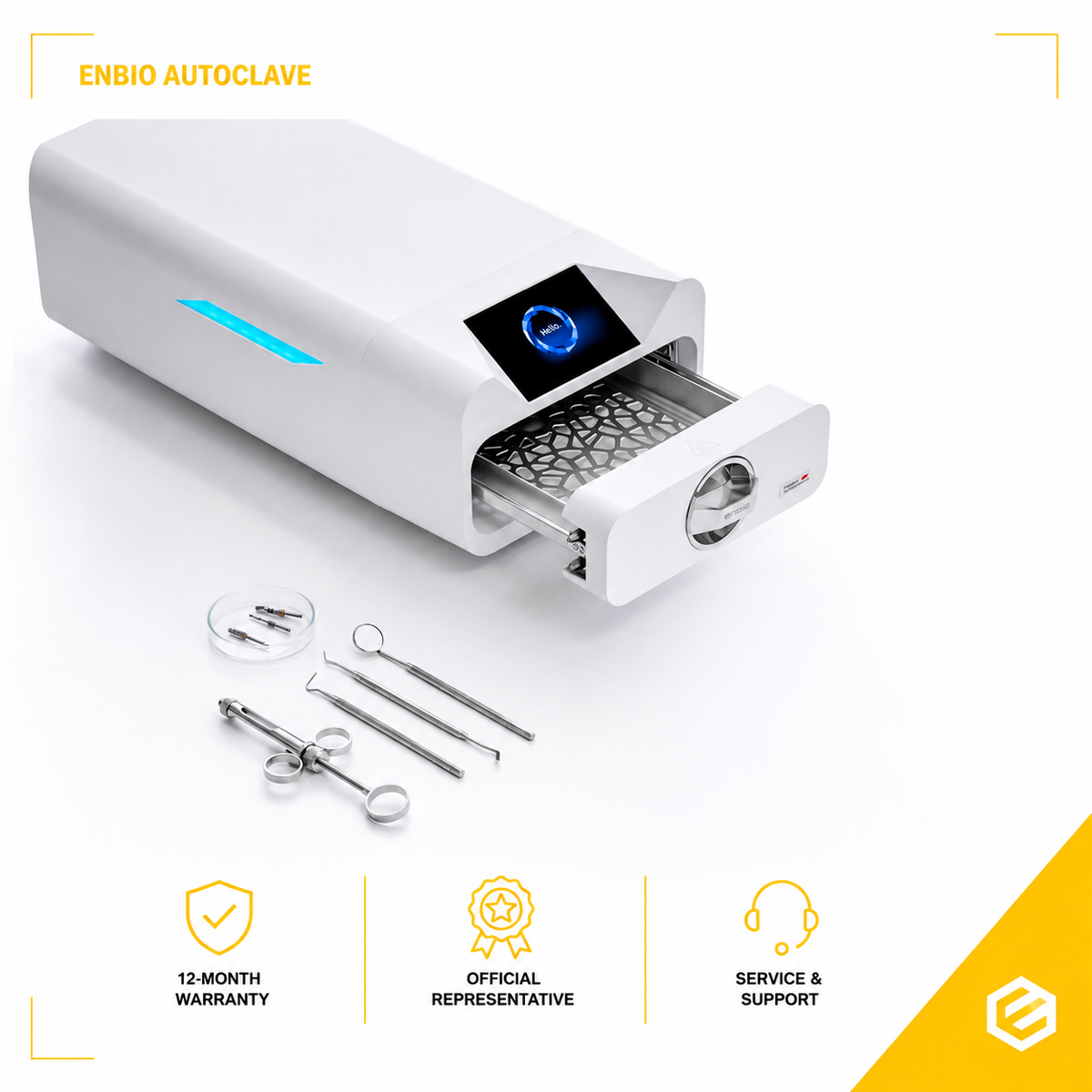 ENBIO S Class B Medical Steam Sterilizer